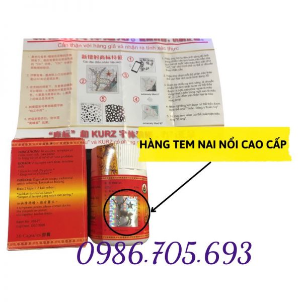 Pai du pi tong lin capsule, tỷ viêm linh đỏ Malaysia tem nai nổi_ thuốc trị viêm xoang, viêm mũi