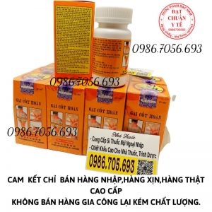 Gai cốt hoàn HongKong viên trắng đỏ lá cao nâu _ thuốc điều trị xương khớp