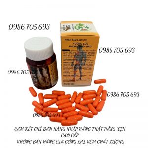 Ginseng ganoderma feng shi bao, nhân sâm linh chi cương lực phong thấp bảo Malaysia hộp xám _ thuốc điều trị xương khớp