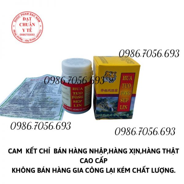 Hua tuo fong sep lin, hoa đà phong thấp linh HongKong_ thuốc điều trị xương khớp