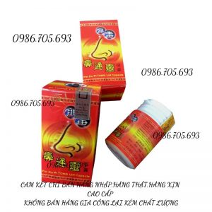 Pai du pi tong lin capsule, tỷ viêm linh đỏ Malaysia _ thuốc trị viêm xoang, viêm mũi