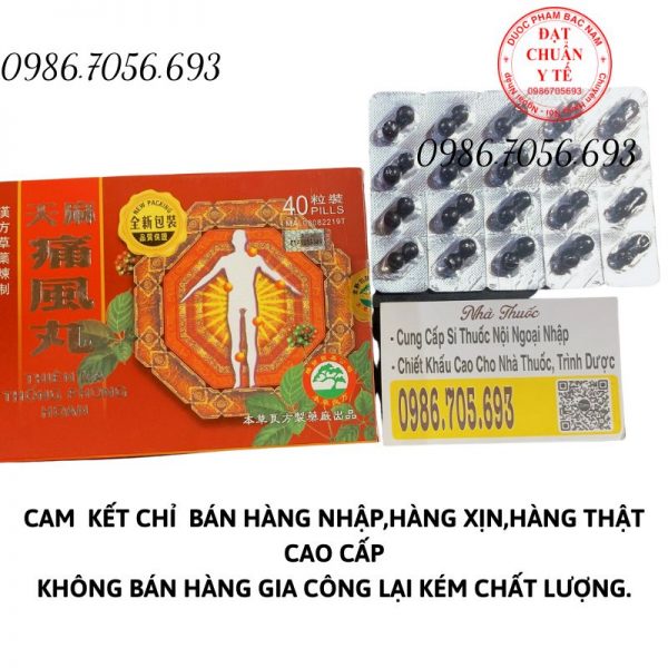 Thiên ma thống phong hoàn Malaysia _ thuốc điều trị xương khớp