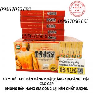 Toạ cốt thần kinh cốt thống Malaysia _ thuốc điều trị xương khớp