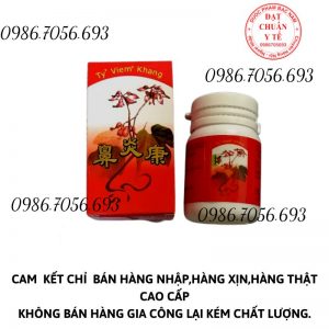 Tỷ viêm khang Malaysia _ thuốc trị viêm mũi viêm xoang