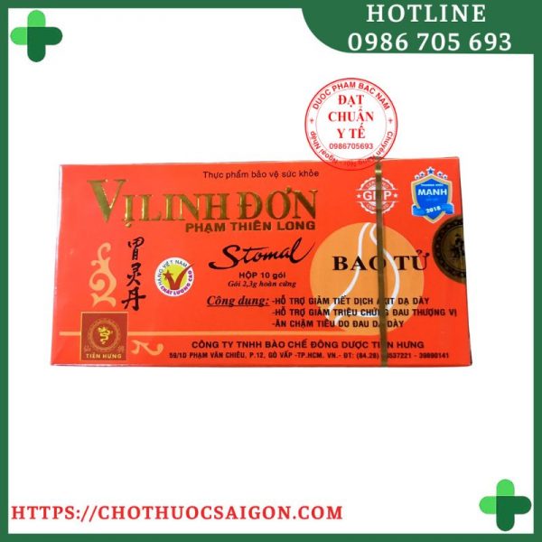 Vị linh đơn Phạm Thiên Long _ thuốc trị đau bao tử, dạ dày