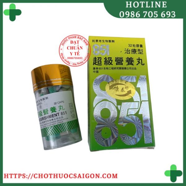 Super nourishment 851 HongKong _ thuốc tăng sức đề kháng dành cho xạ trị, ung thư