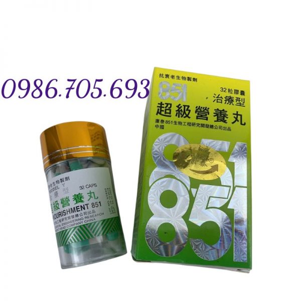 Super nourishment 851 HongKong _ thuốc tăng sức đề kháng dành cho xạ trị, ung thư